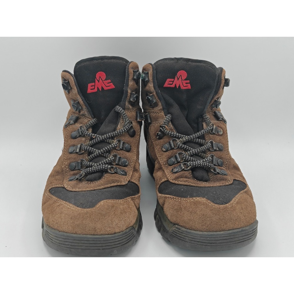 EMS Eastern Mountain Sports WM Day Hiker 0403 Brown Suede Hiking Boots Womens 10